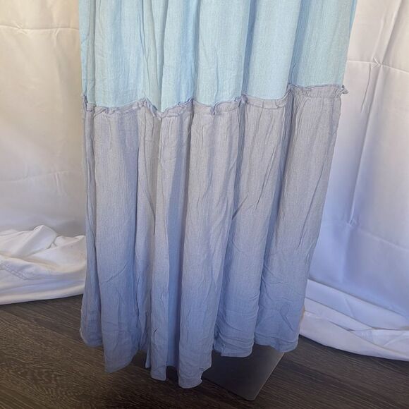 Multi-Color Block Ruffle Detail dress - Picture 4 of 11